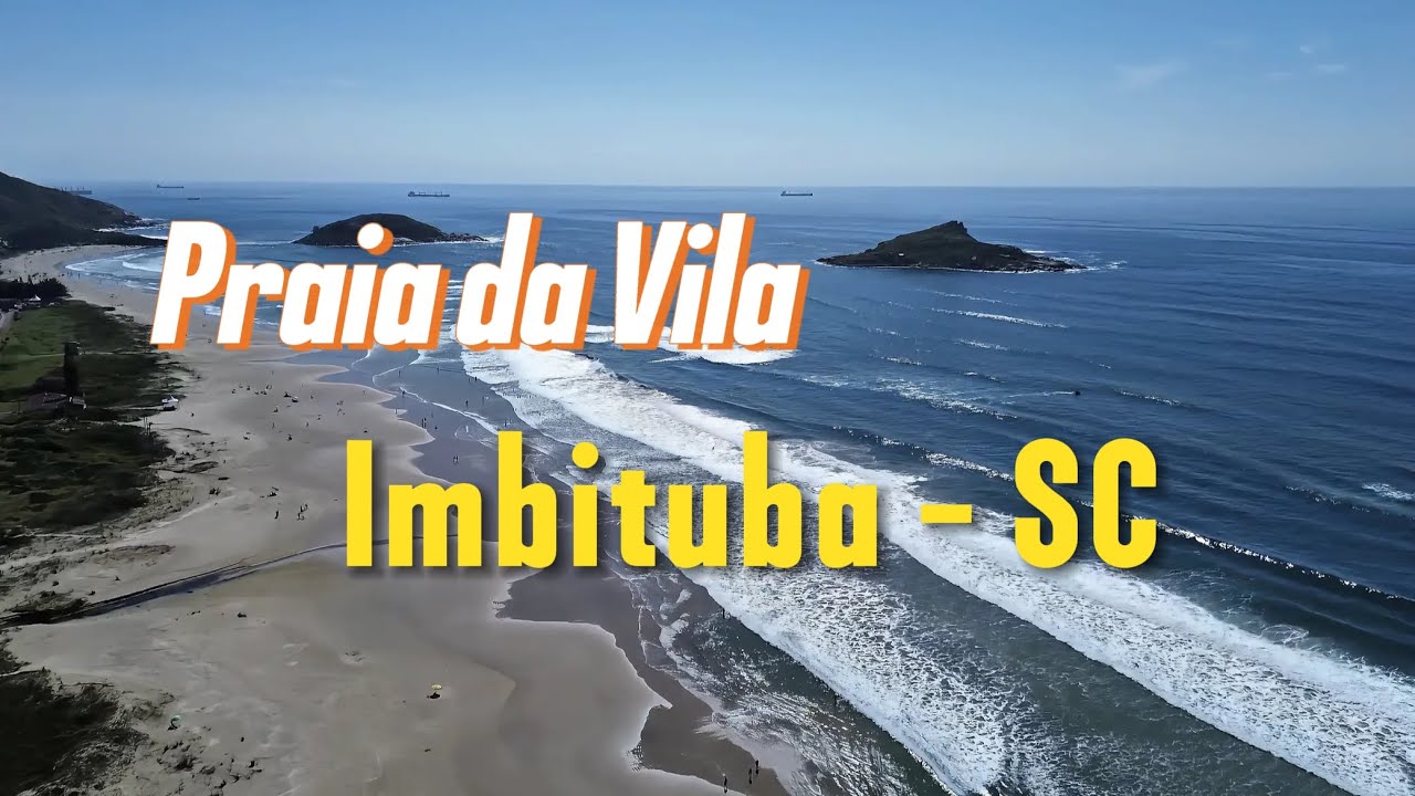 Praia da Vila/ IMBITUBA -SC/ Imagens Aéreas. Lugar incrível 