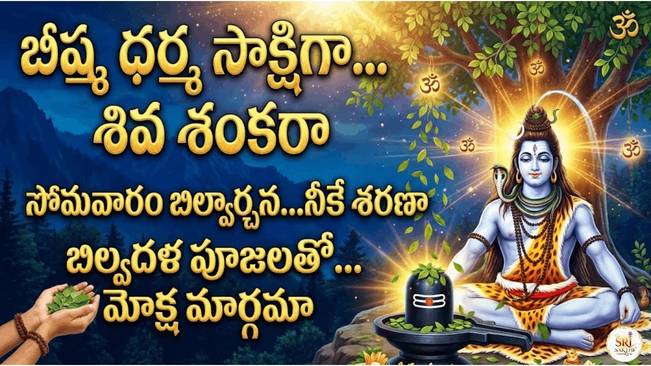 భీష్మాష్టమి స్పెషల్ బిల్వాష్టకం & శివ నామస్మరణ | Lord Shiva Bilvashtakam Special Telugu #bhakti #mon