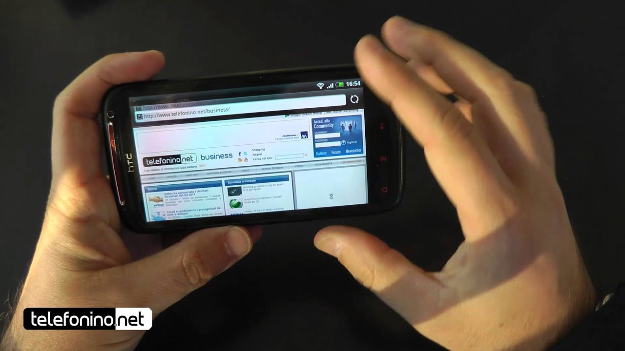 HTC Sensation XE videoreview da Telefonino.net
