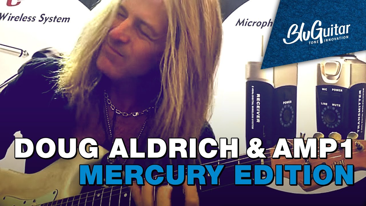 BluGuitar - Doug Aldrich checking out the AMP1 MERCURY EDITION