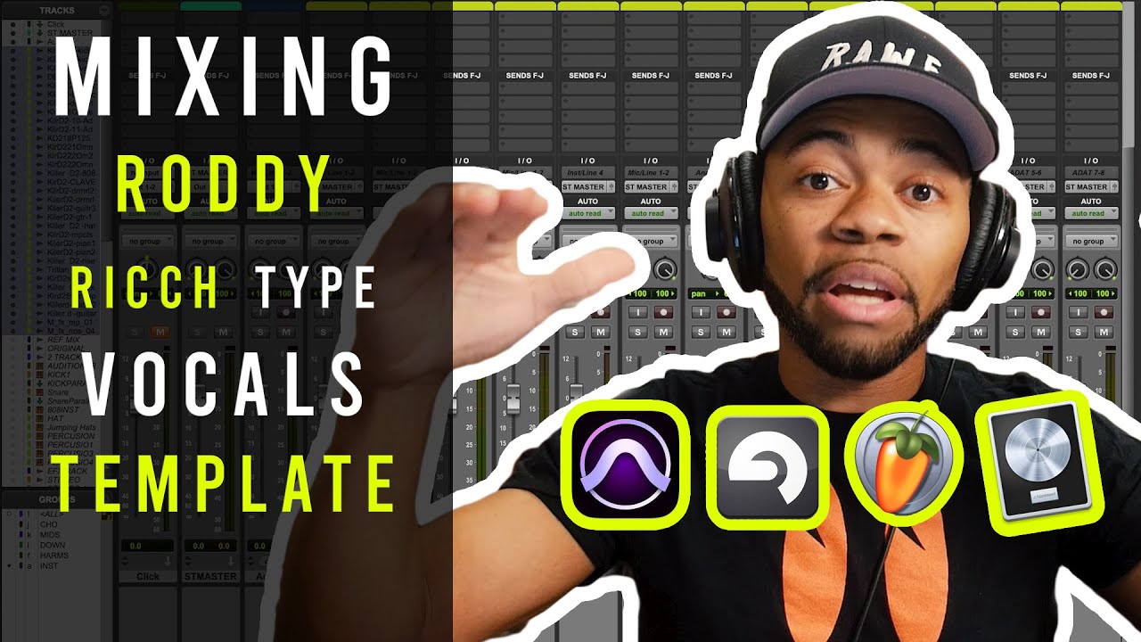 How To Mix RODDY RICCH Type Vocals (TEMPLATE DOWNLOAD)