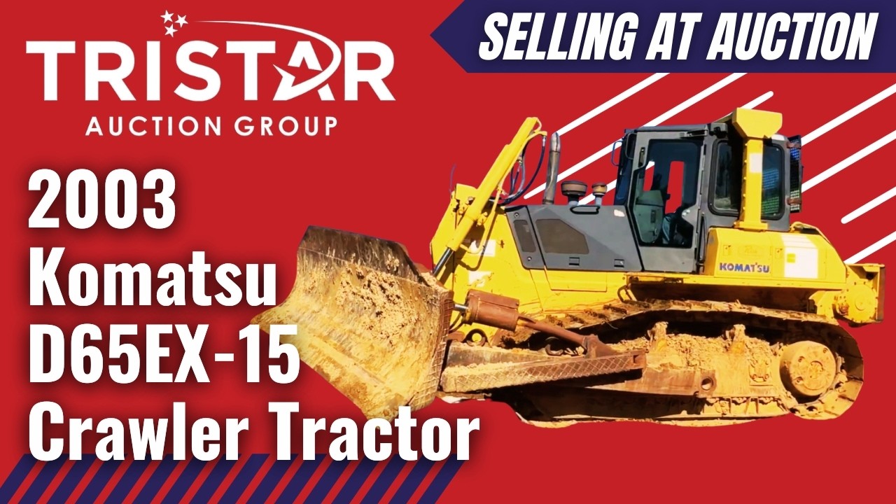 2003 Komatsu D65EX-15 Crawler Tractor (9613) - Selling at auction