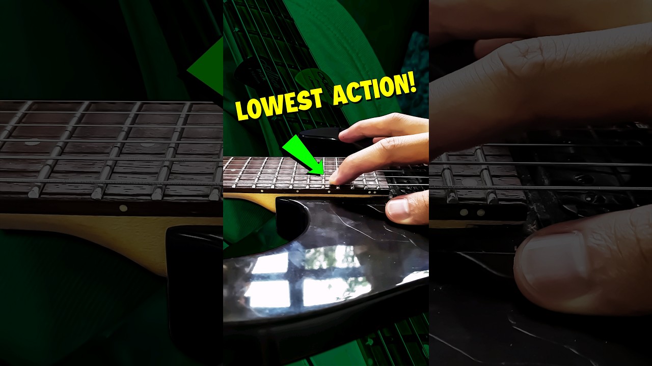 The Lowest Guitar Action Ever