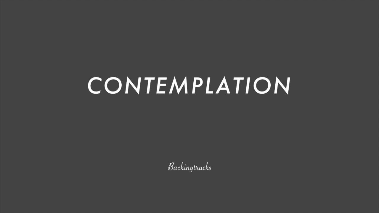 Contemplation chord progression - Jazz Backing Track Play Along The Real Book