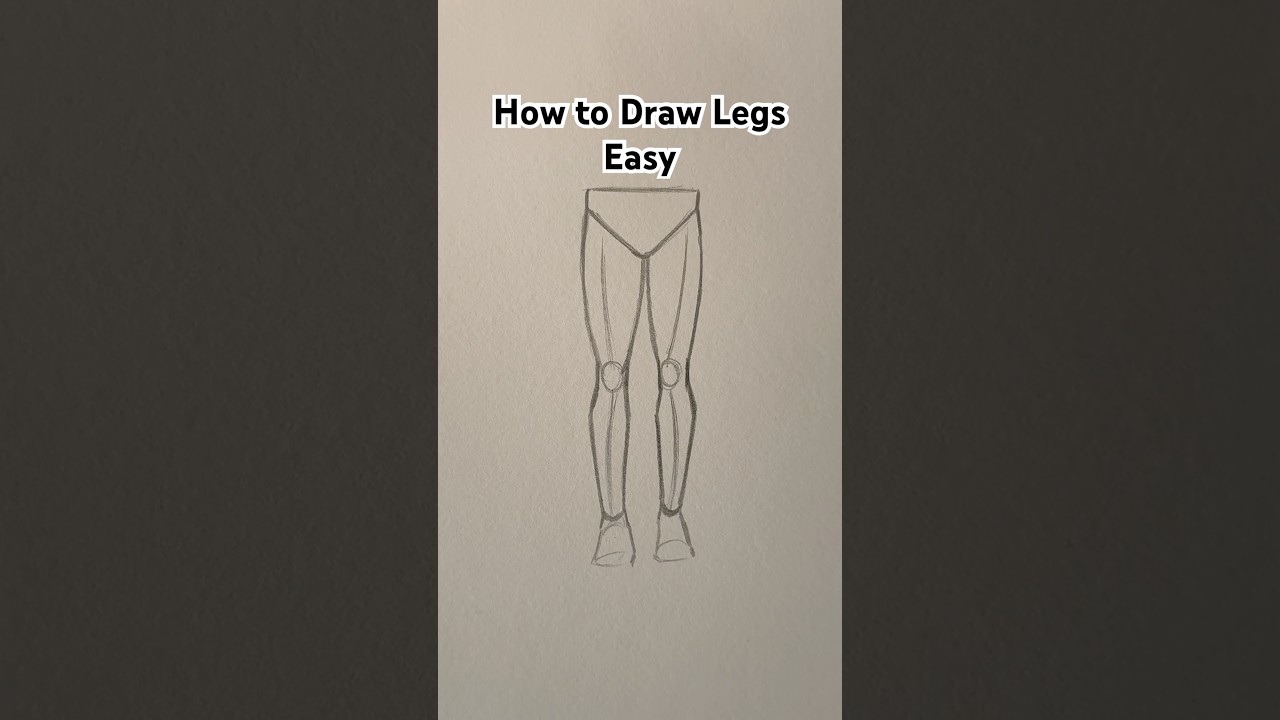 How to Draw Legs Easily #draw #drawing #sketch #sketching #art #tutorial #legs #leg #howtodraw #fyp