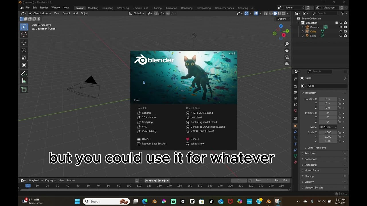 How to make a gorilla tag fan game/map in blender easy tutorial