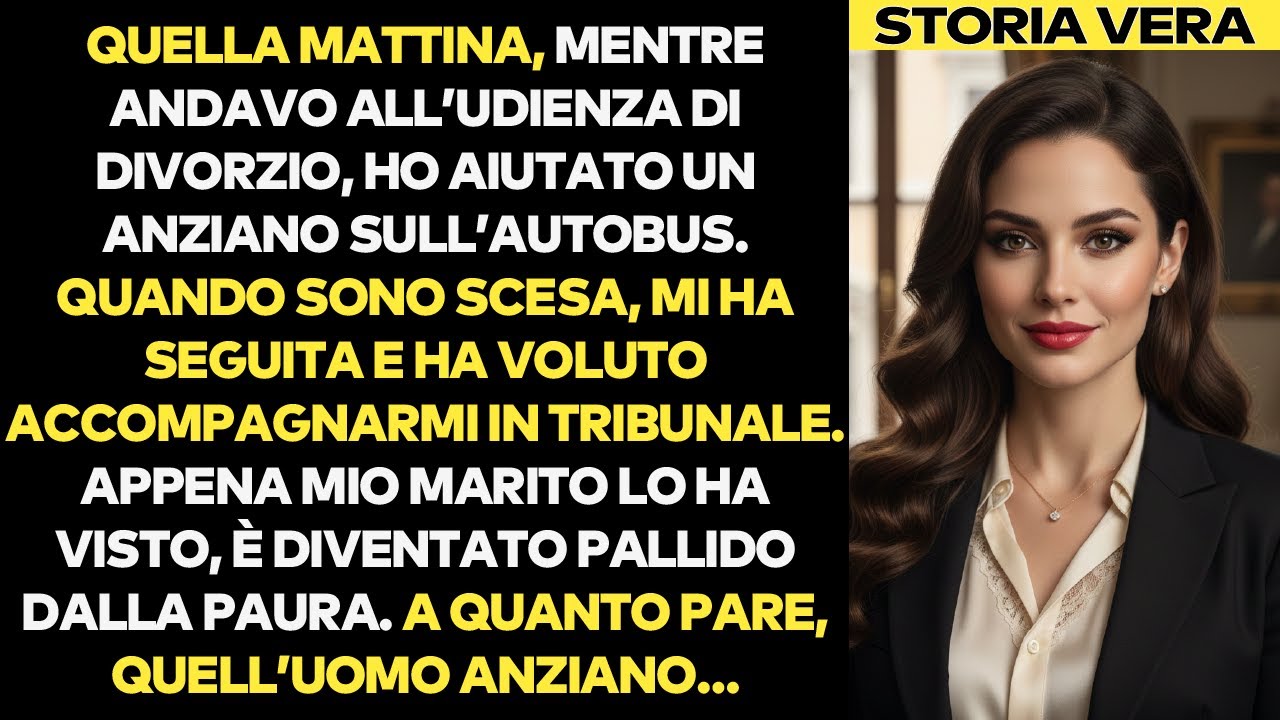 Ho Aiutato Un Anziano Sul Bus; Era Professore Di Diritto. Mio Marito Si È Inginocchiato Vedendolo
