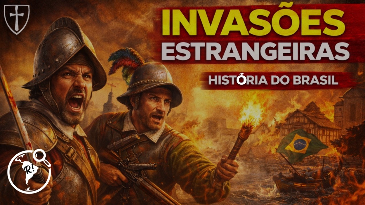 Invasões Estrangeiras no Brasil (Séculos XVI e XVII) | França e Holanda | História do Brasil