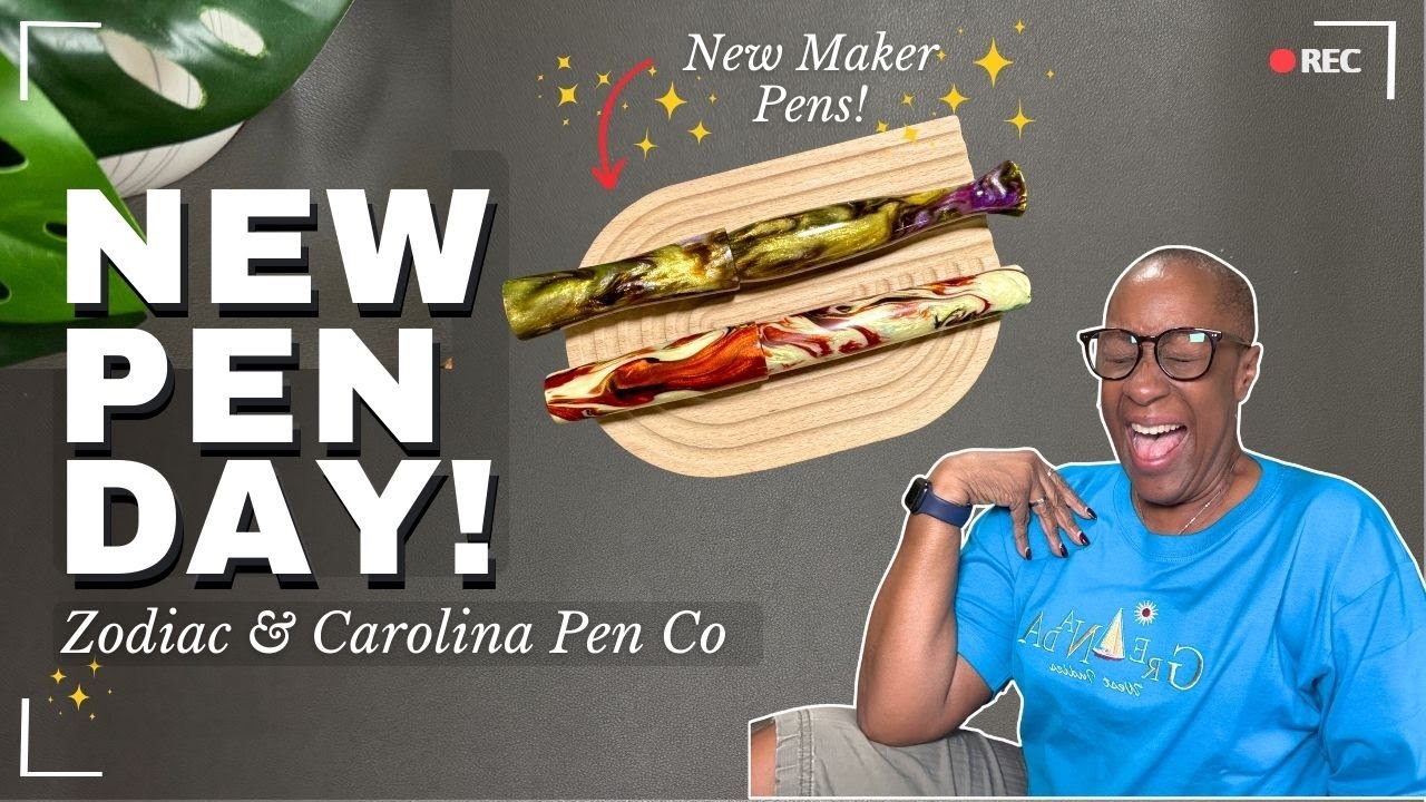 Ручки Zodiac и Carolina Pen Co 🥳 | Наконец-то официальная распаковка #penunboxing