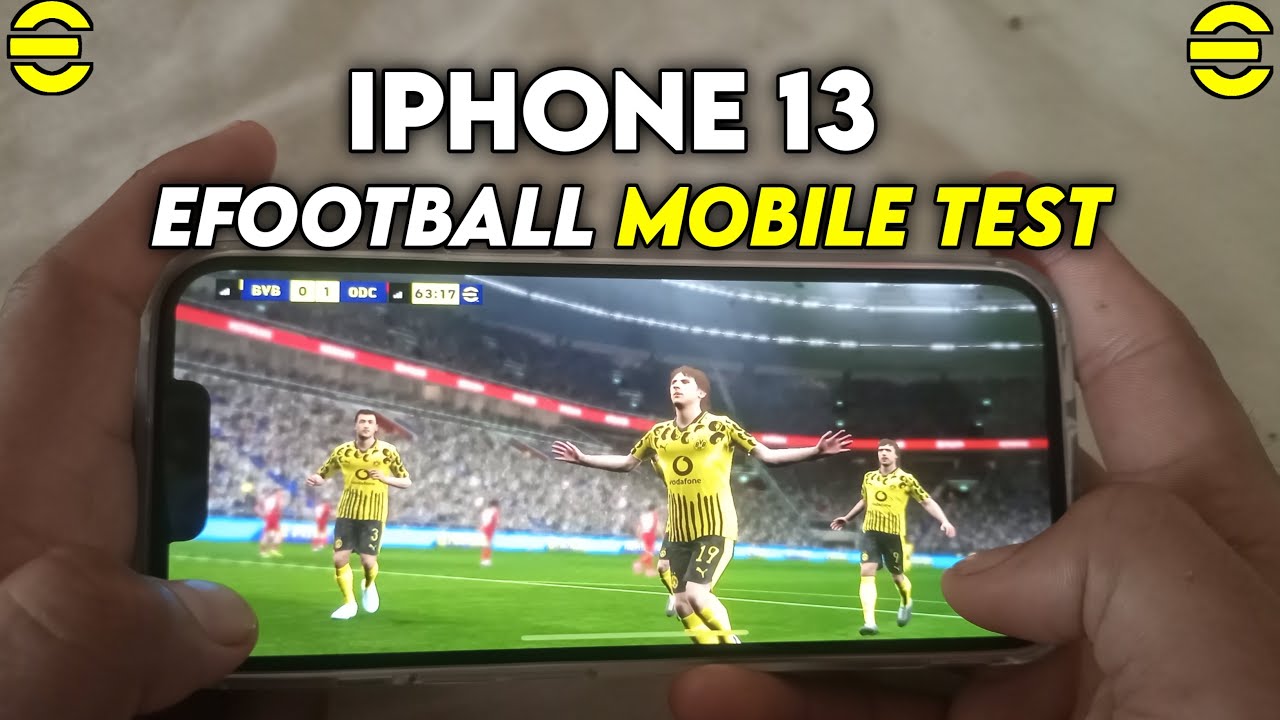 iPhone 13 eFootball Mobile Test – High Graphics + FPS Check | iPhone 13 Review eFootball Mobile