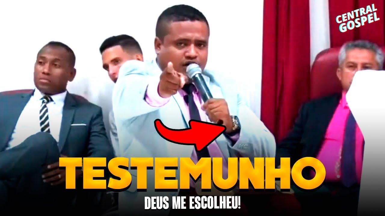 É DE ARREPIAR O TESTEMUNHO DESSE PASTOR! DEUS ME ESCOLHEU!