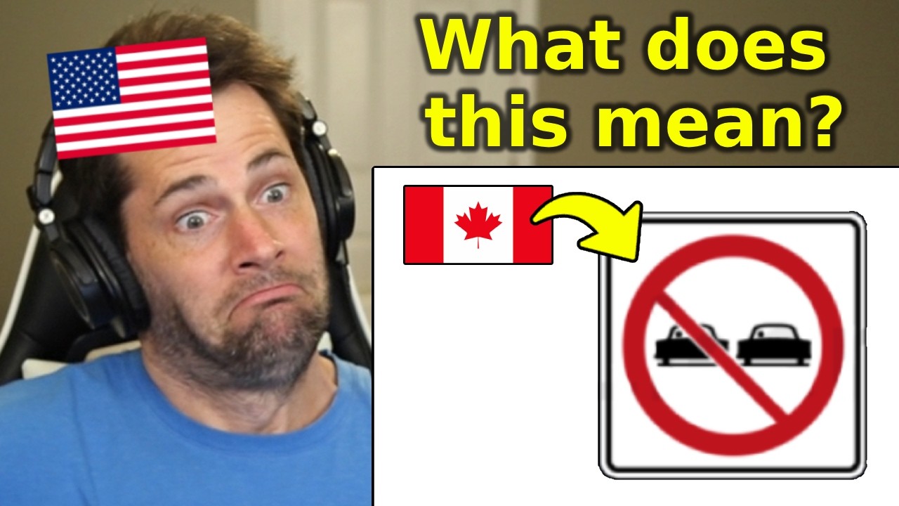 American Takes the Ontario G1 Driving Test (ROAD SIGNS)