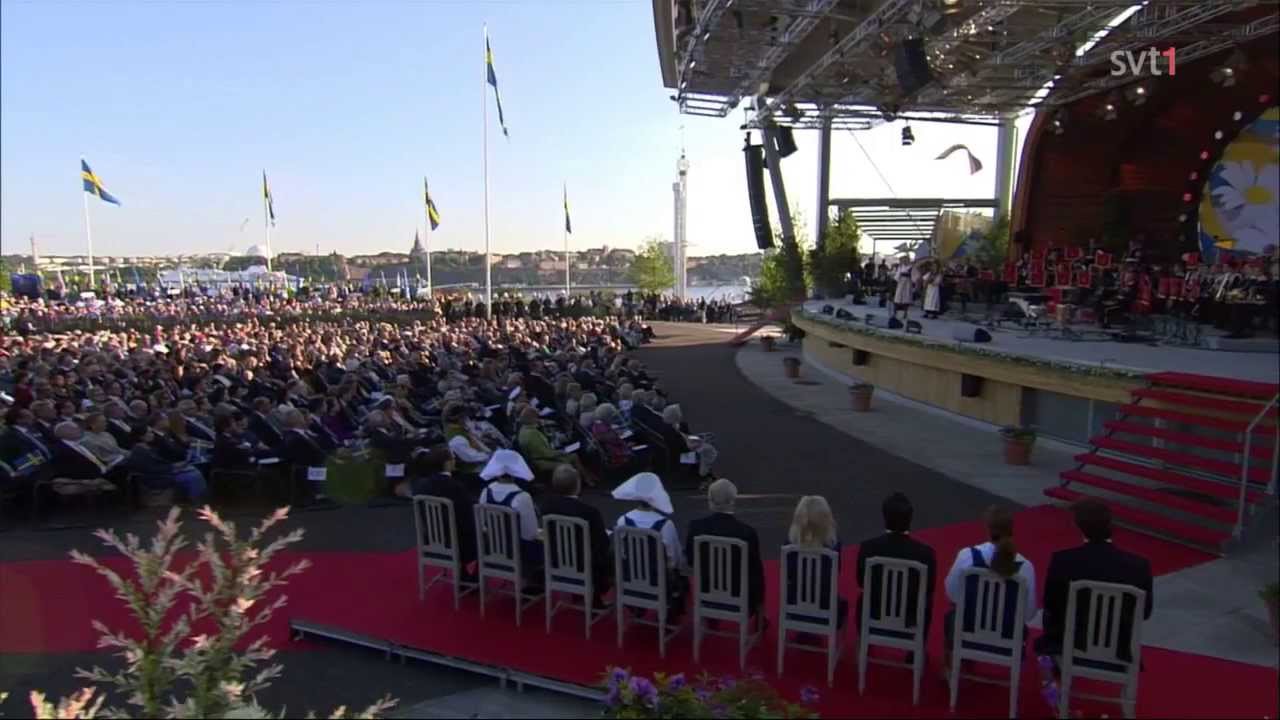 Sveriges Nationaldag 2013 på Skansen - Om sommaren sköna