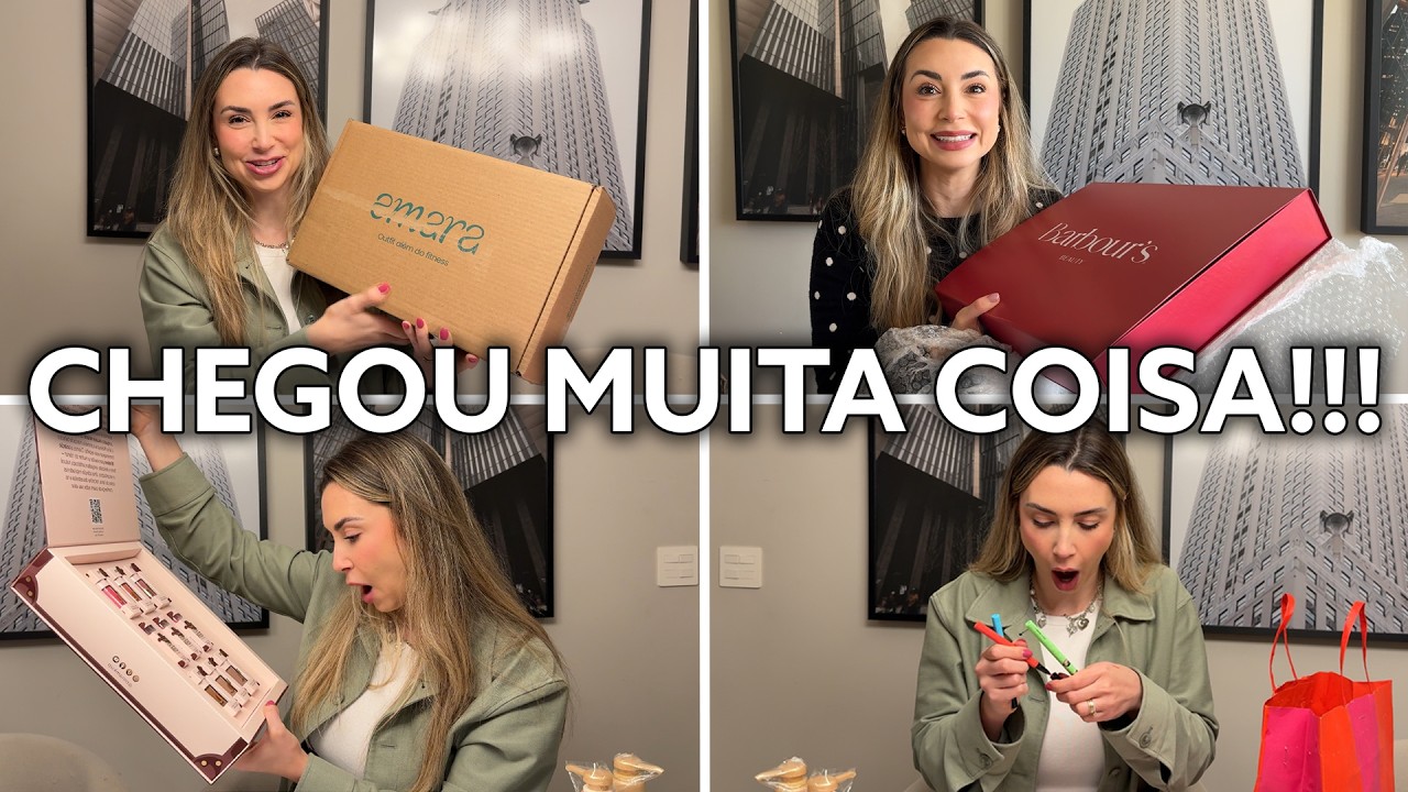 RECEBIDOS DE JULHO - ABRINDO TUDO COM VOCÊS