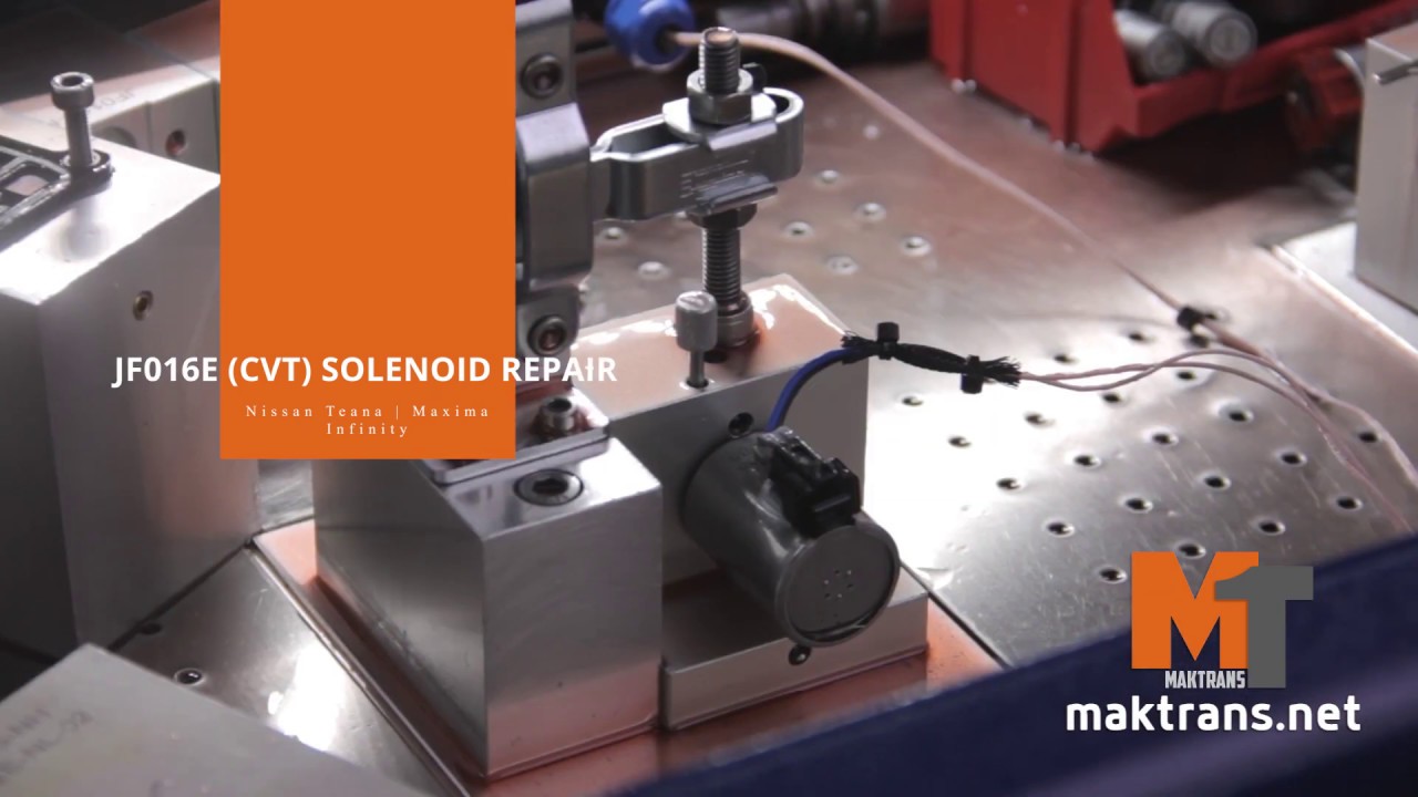 JF016E (CVT) solenoid repair