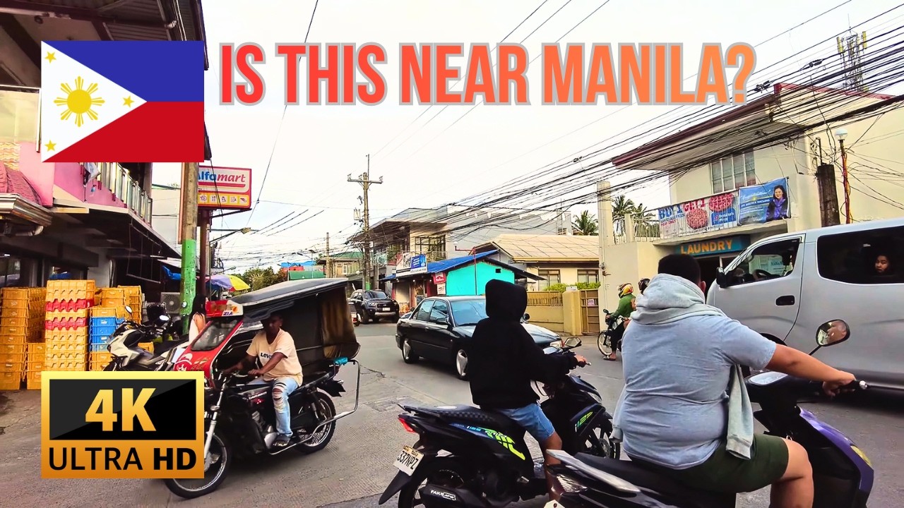 You Won’t Believe This Is Near Manila 🇵🇭 | Peaceful Silang Countryside 4K