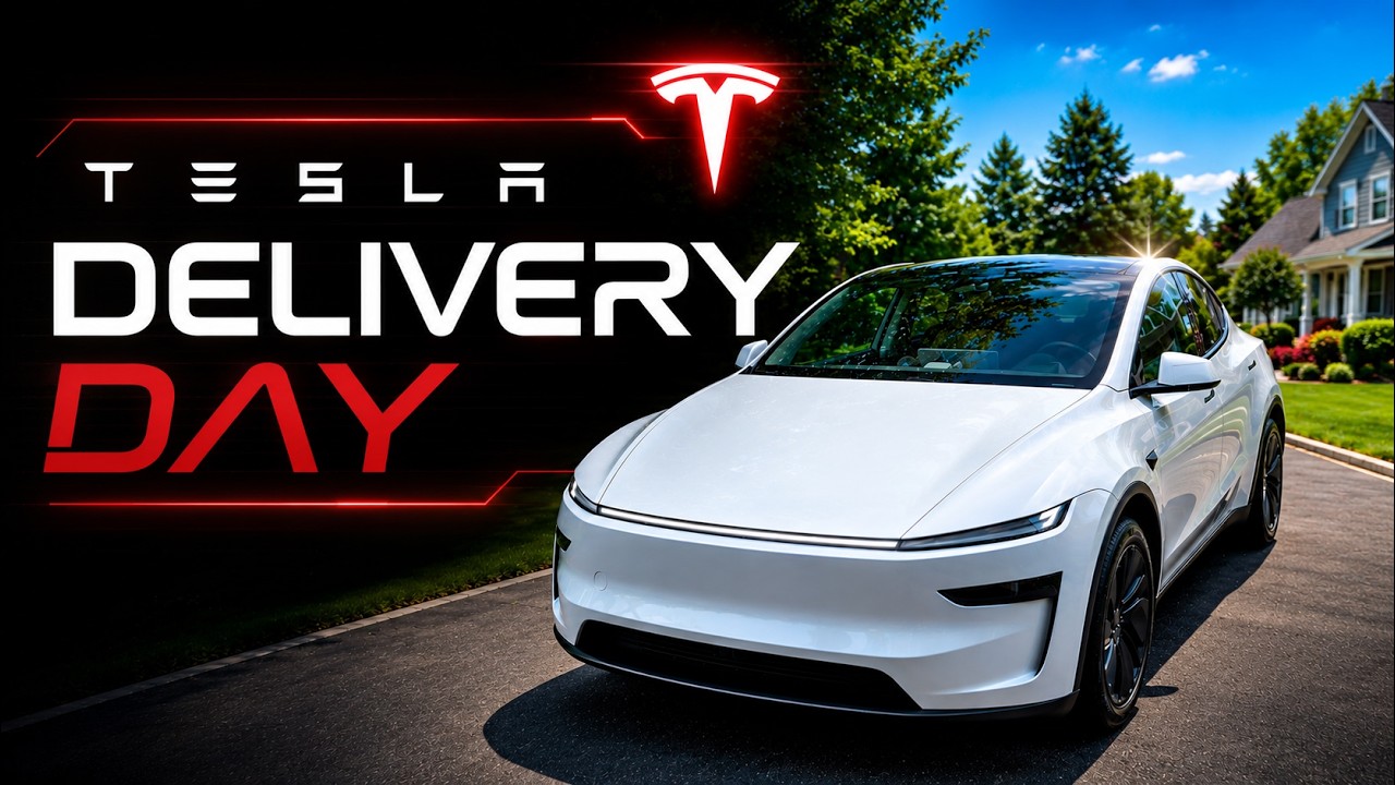 Забираю свою первую Tesla! День выдачи Model Y Juniper Premium AWD!