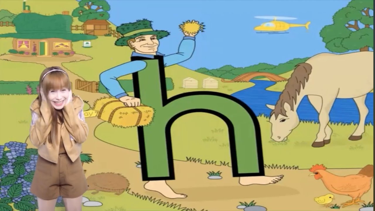 Hh Harry Hat Man | Miss Ana in Letterland | Episode 8