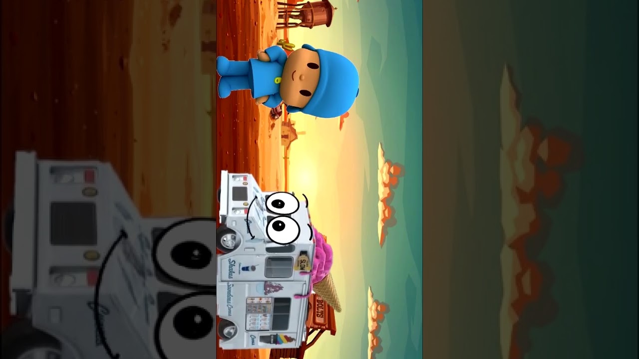 soundeffect - Pocoyo Hard GO AWAY & Ice Cream Truck Sound Variations in 40 Seconds