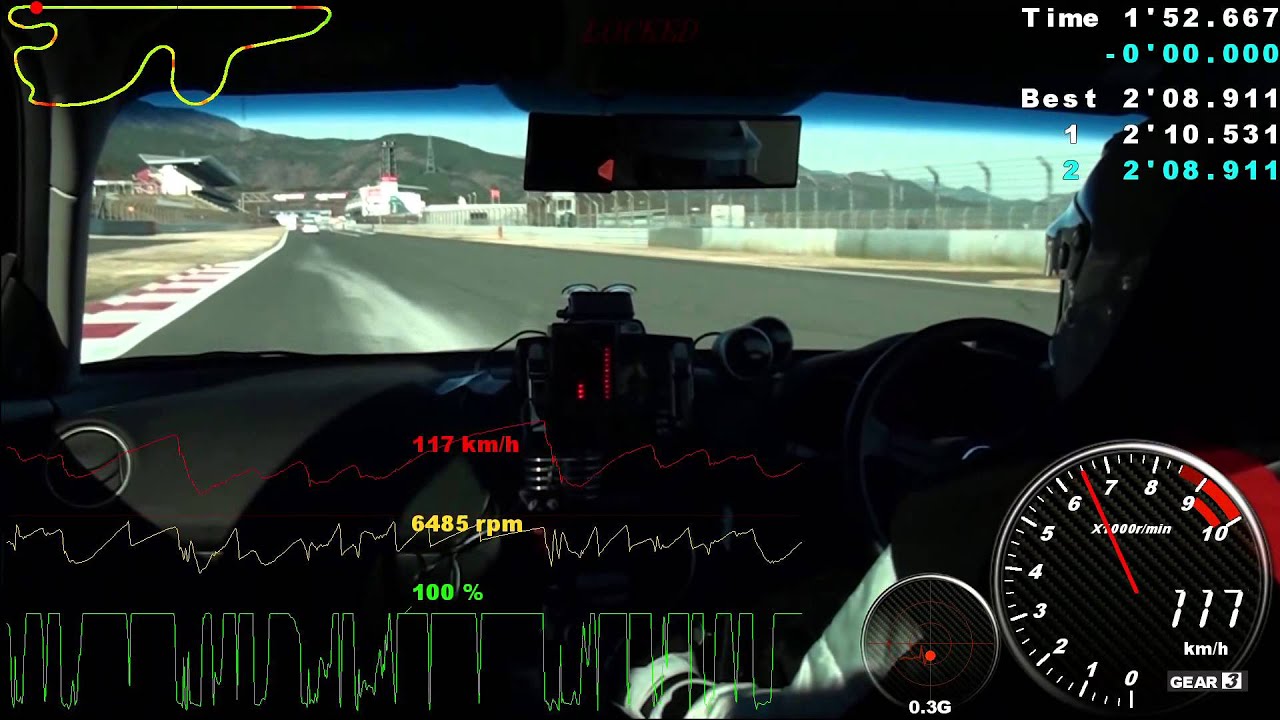 [60fps] 2015-3-11　RX-8　FSWRC　2分8秒903　富士スピードウェイ
