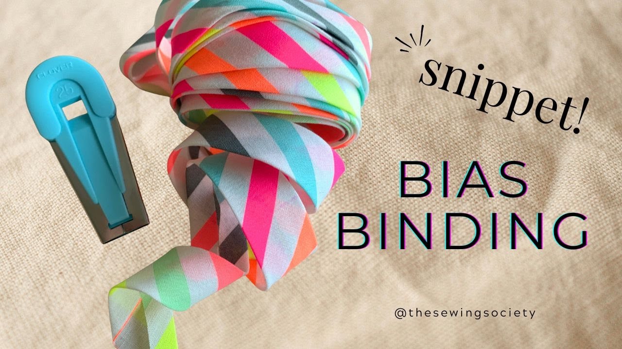 How to Make Bias Binding 3 Ways | Easy DIY Binding from Scrap Fabric!