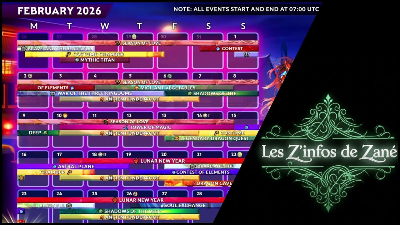 Programme de février 