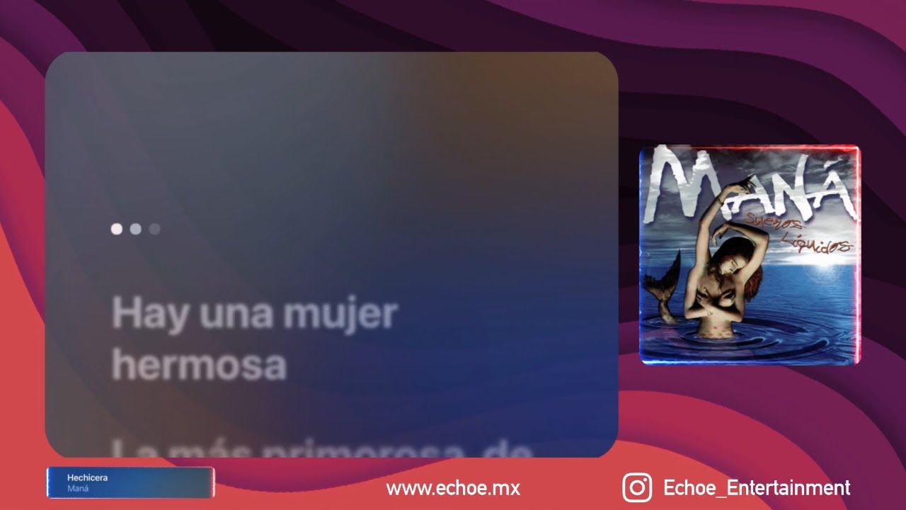 Maná - Hechicera (Versión Karaoke)