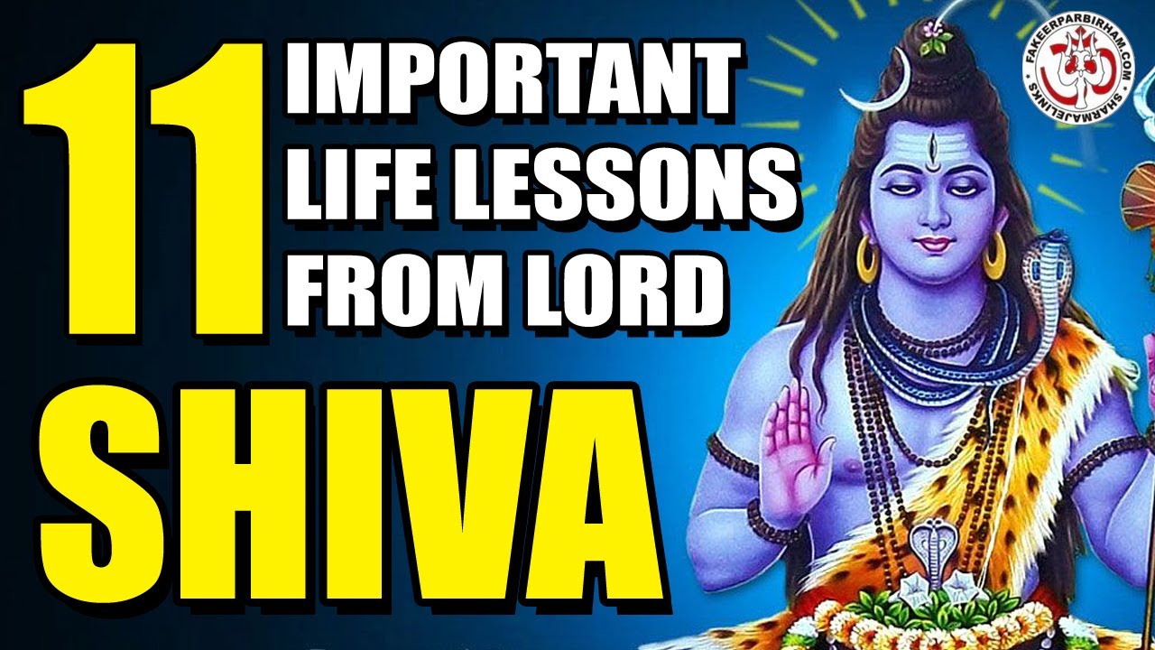 11 Important Life Lessons from Lord Shiva