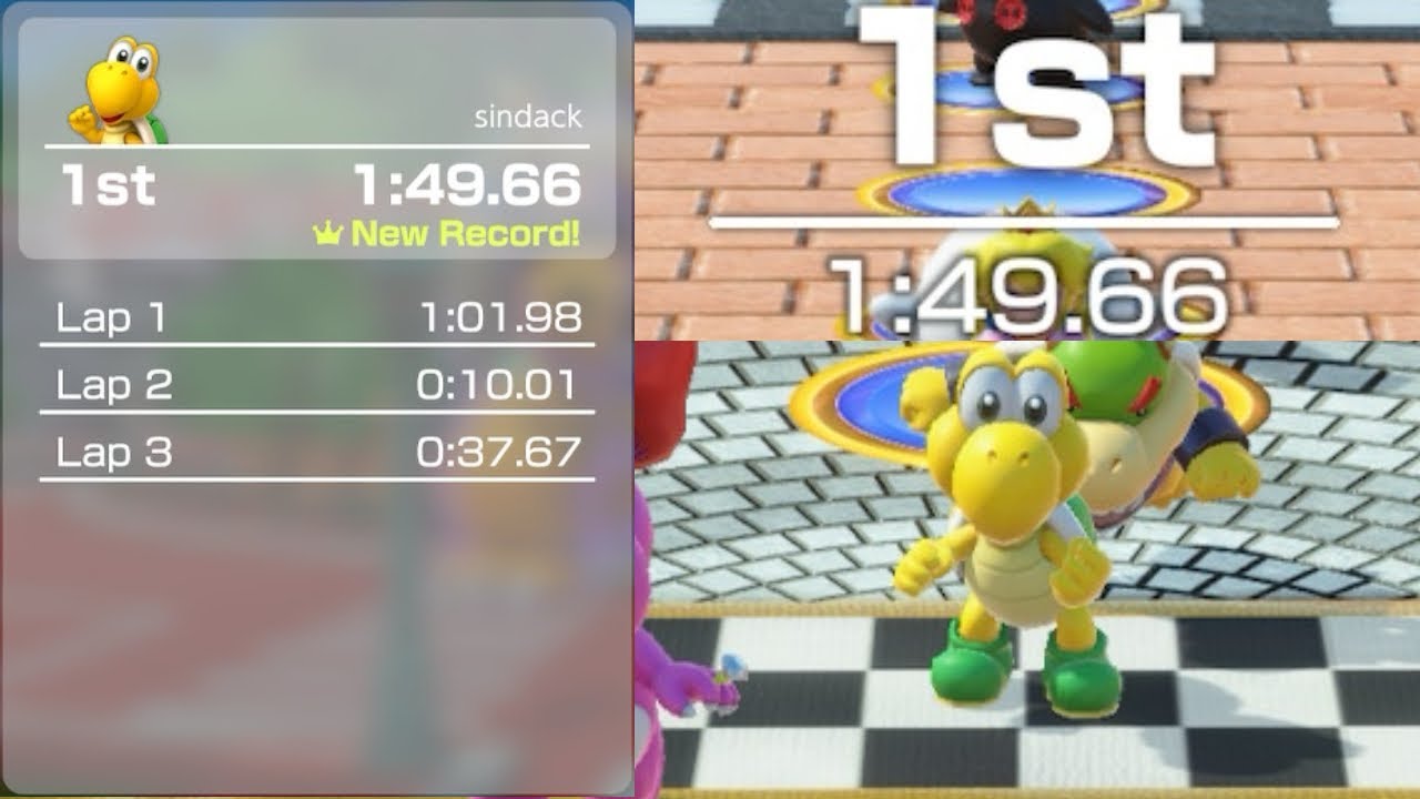 Koopathlon 3-Laps in 1:49.66