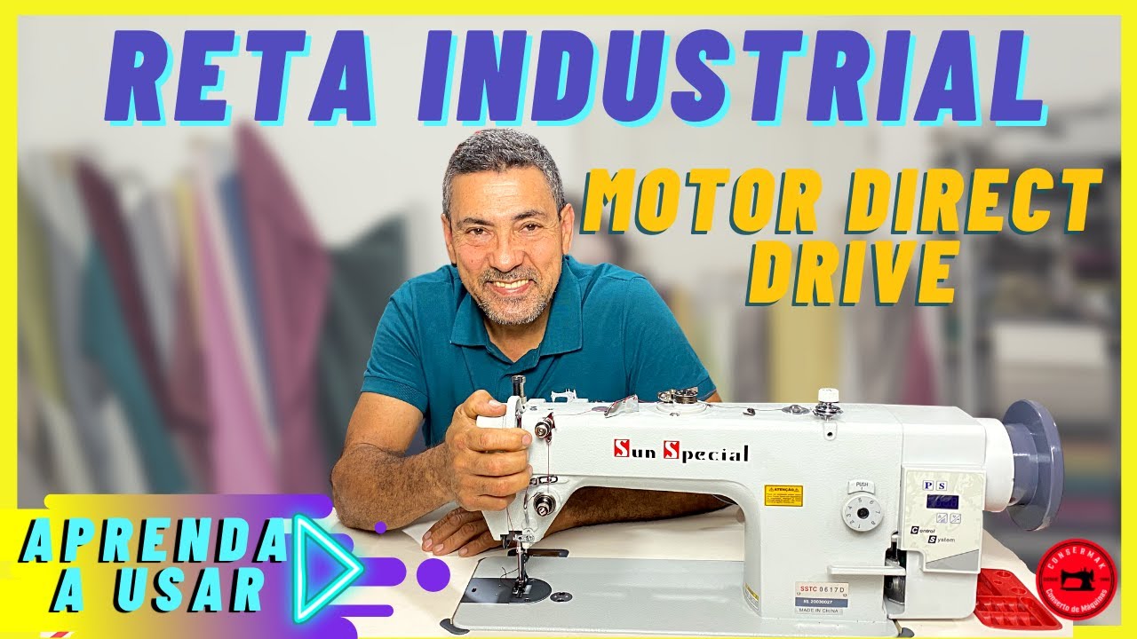 👩‍🎓 COMO USAR A RETA INDUSTRIAL SUN SPECIAL | Motor Direct Drive Transporte Triplo