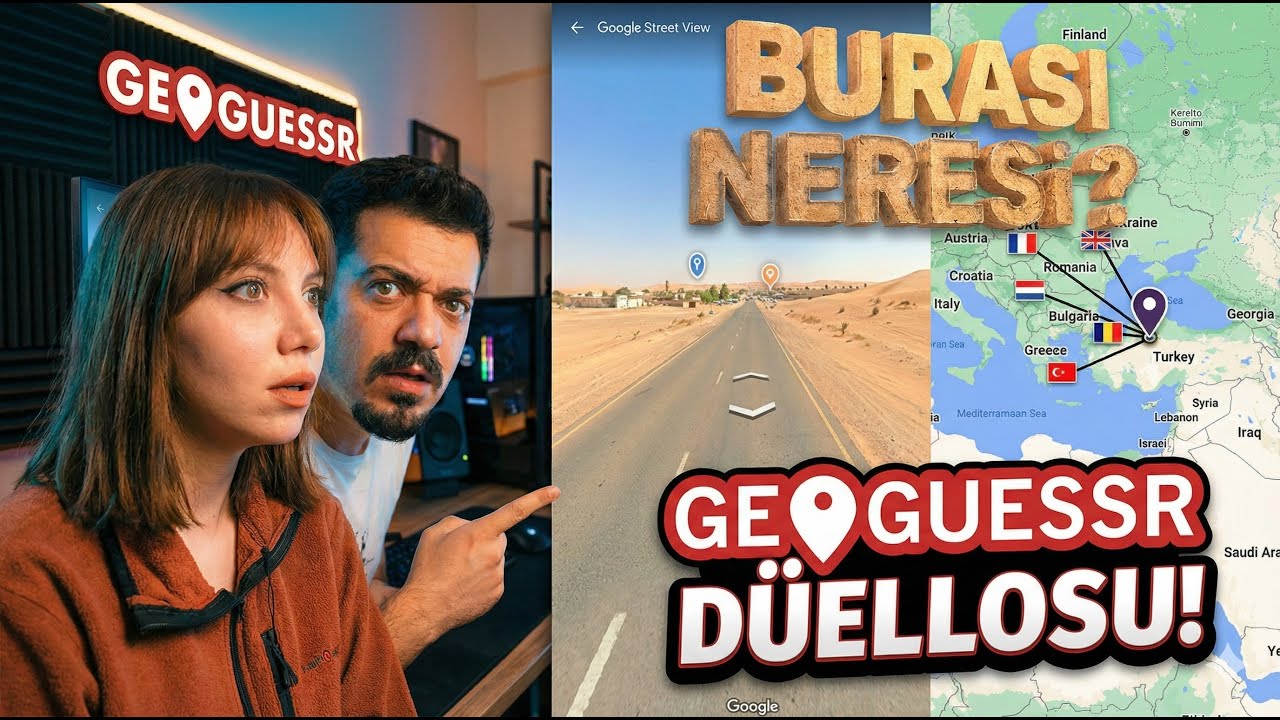 BUGÜN DÜNYAYI EVDE GEZİYORUZ - Geoguessr (Talihsiz Video)