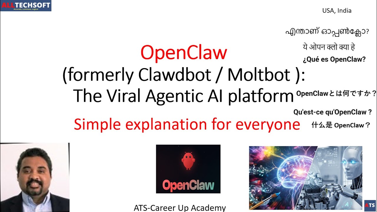 OpenClaw (formerly Clawdbot / Moltbot) &ndash; Agentic AI Explained Simply