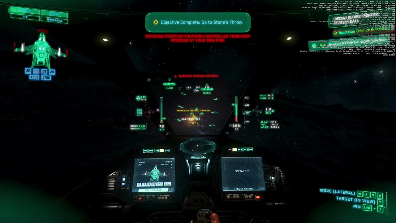 hunt frontier fighters | Star Citizen 4.3.2 | 4K HDR
