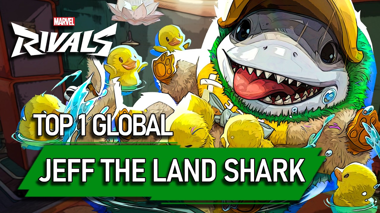 TOP 1 GLOBAL JEFF THE LAND SHARK ! JupiterTheMoon - MARVEL RIVALS PRO