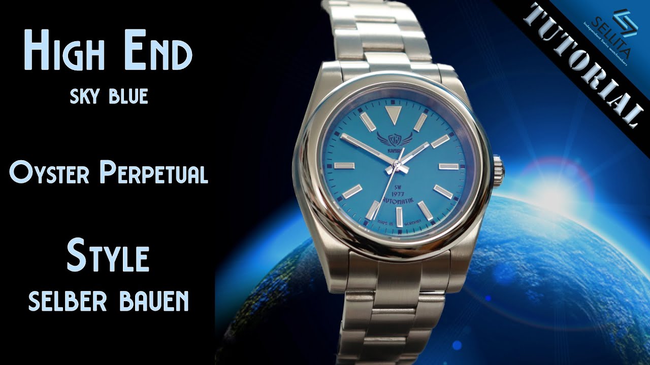 personalisierte High End Uhr im Oyster Style | Automatik Sellita SW200 | Tutorial mit DIY Uhrenbauer