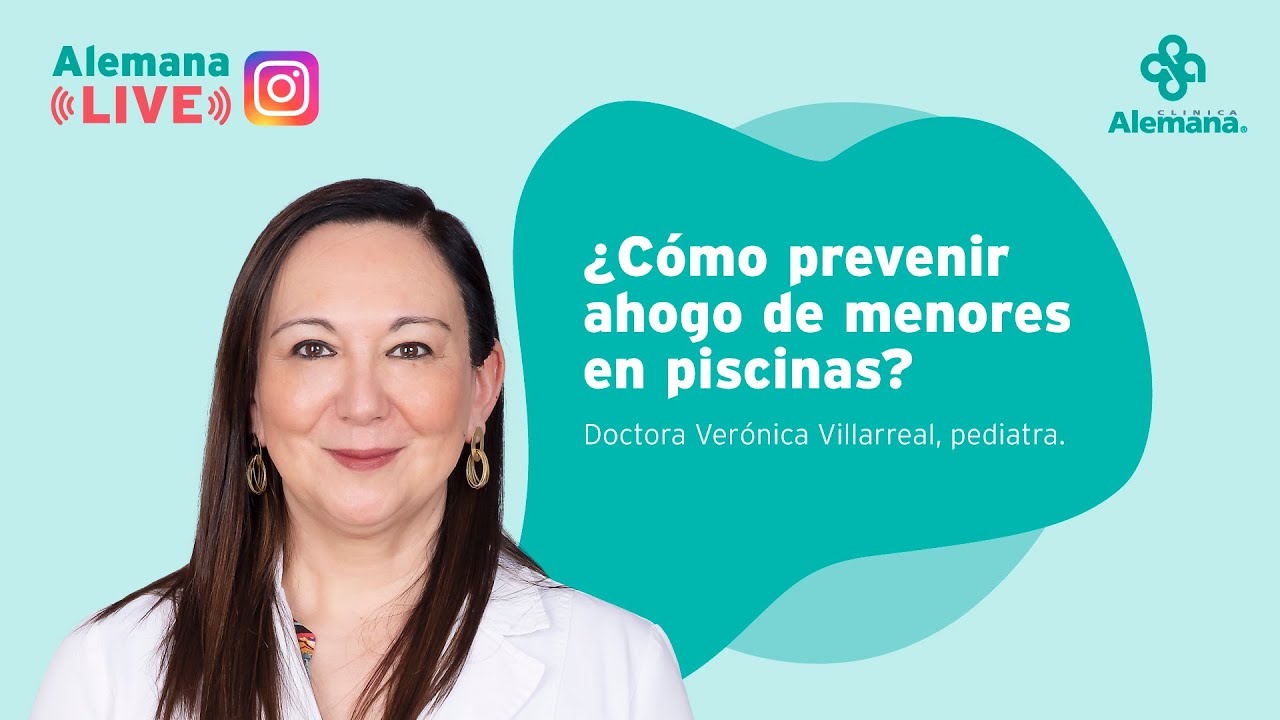 ¿Cómo prevenir ahogo de menores en piscina? | Clínica Alemana