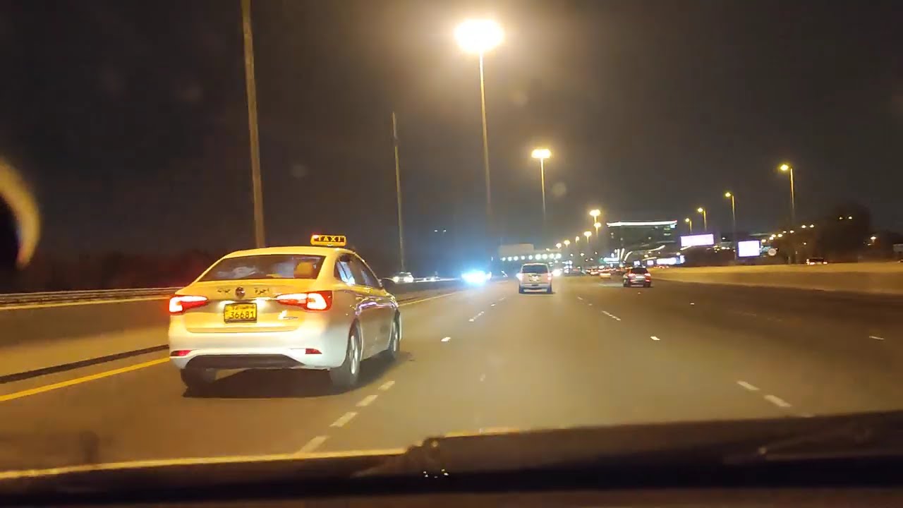 Kuwait highway 120 speed car driving video