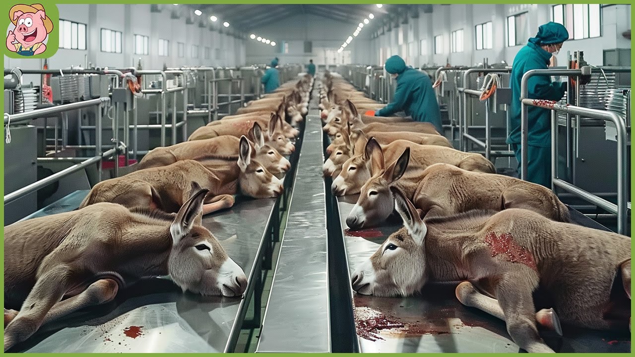Cómo los Agricultores Chinos crían Millones de Burros para Obtener leche y Carne | Agricultura