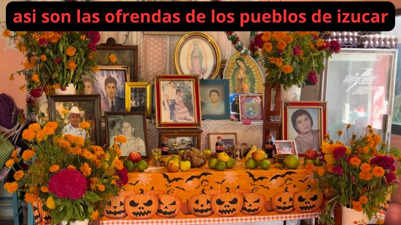 así son las ofrendas de los pueblos de izucar
