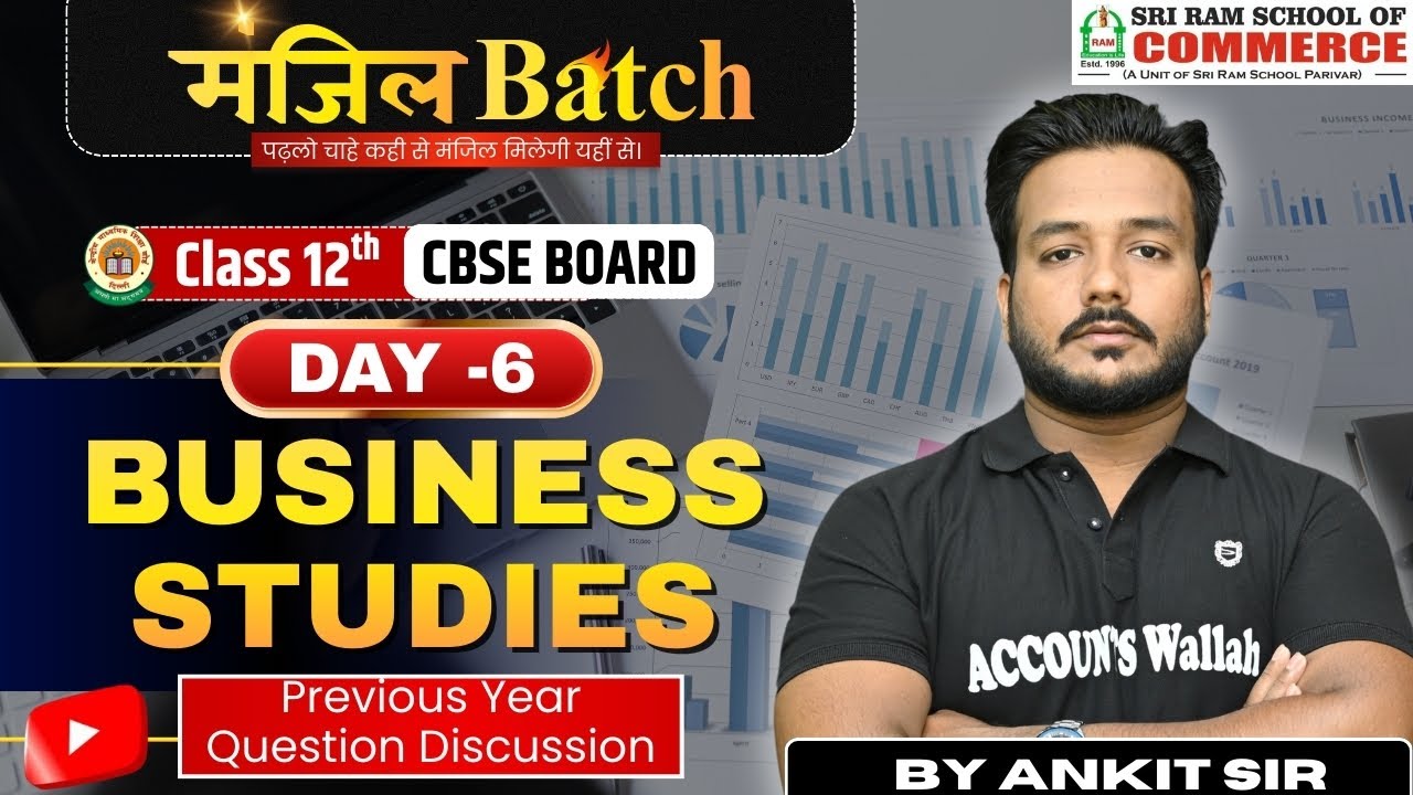 Class 12 Business Studies CBSE | Previous Year Questions | Day 6 | Majil Batch | Ankit Sir