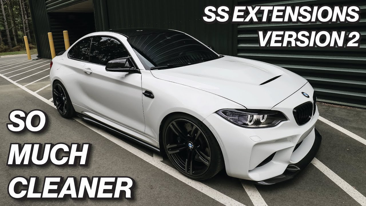 NEW CARBON FIBER SIDESKIRT EXTENSIONS! - Much cleaner look for the M2