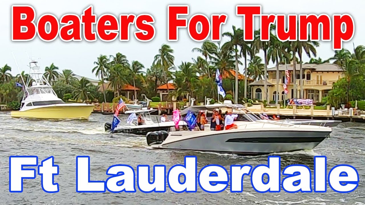 Trump Boat Parade Ft Lauderdale (Massive Support For POTUS)