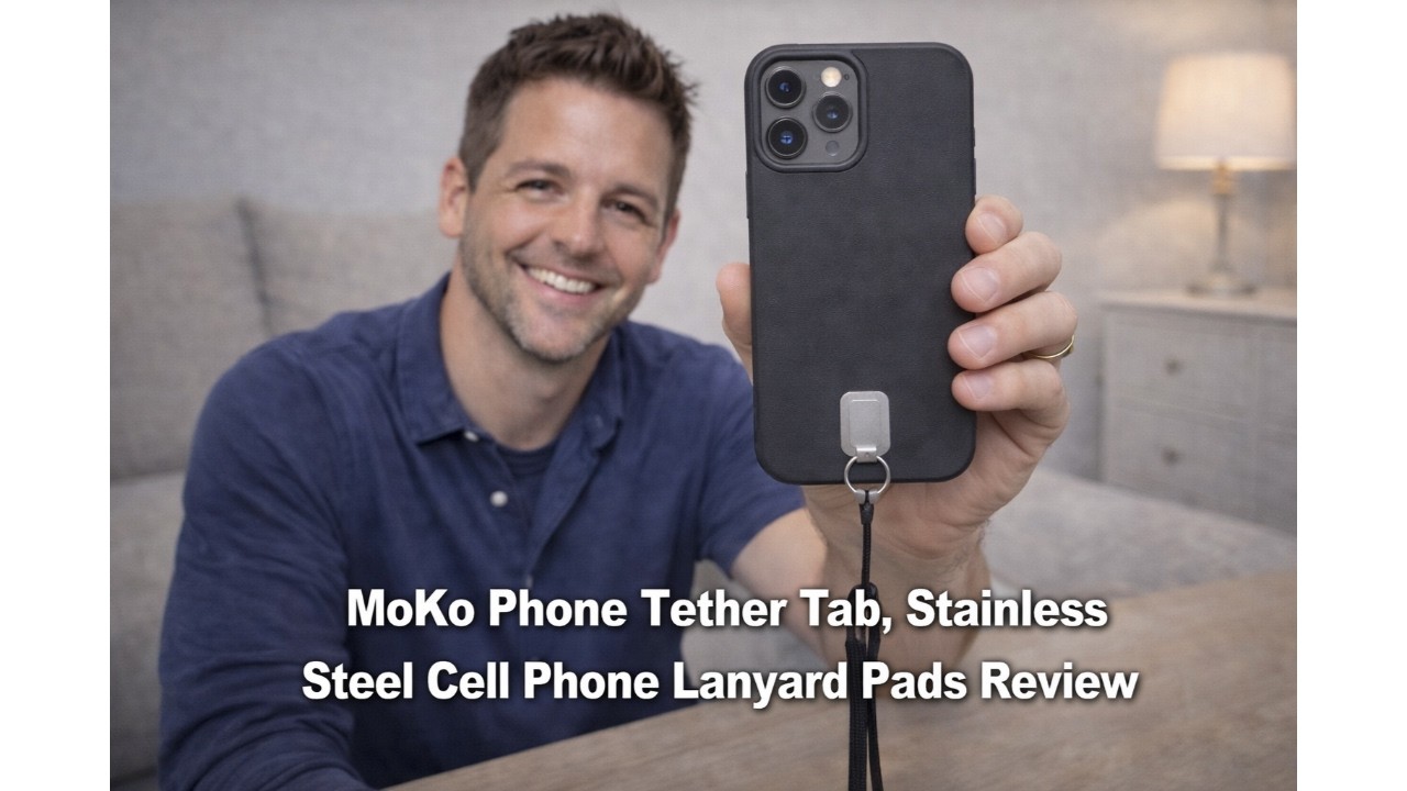 📱 MoKo Phone Tether Tab, Stainless Steel Cell Phone Lanyard Pads Review 🔗