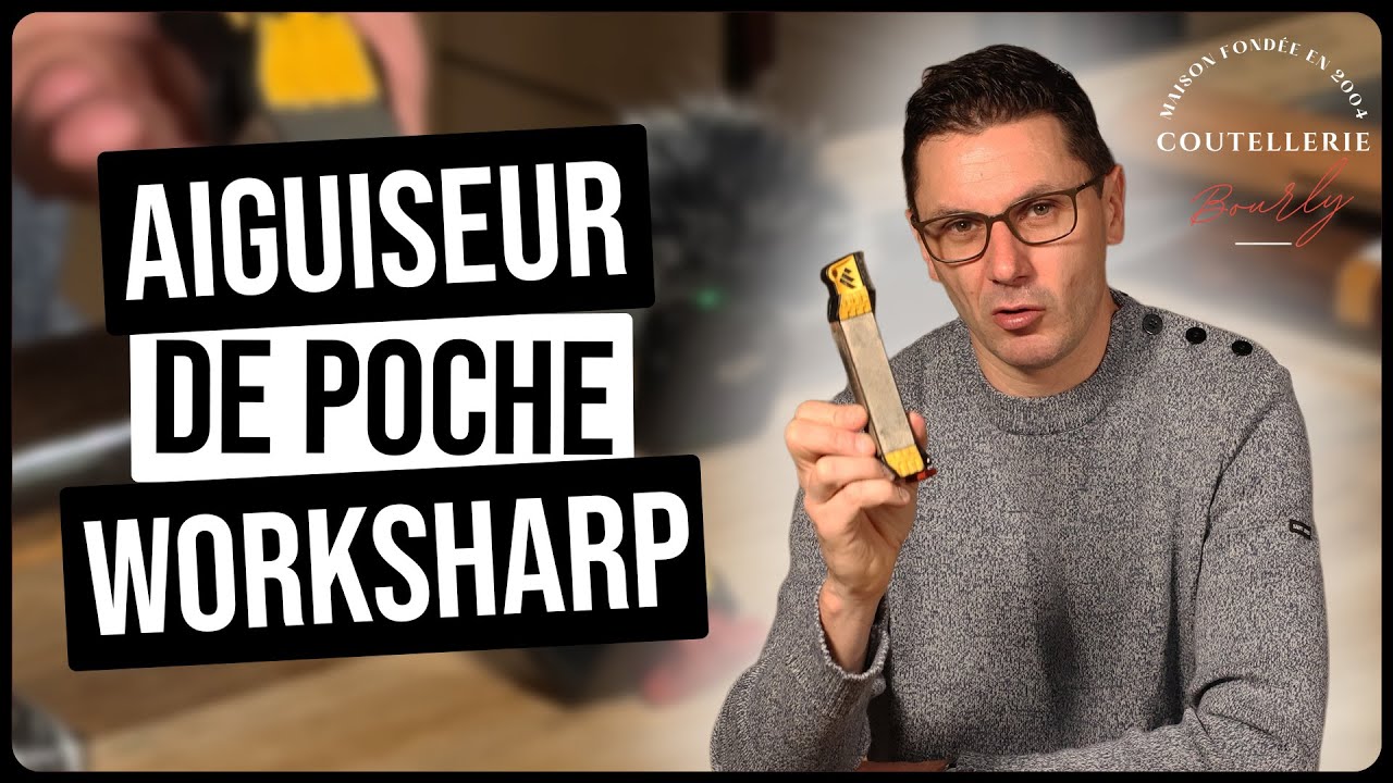 Aiguisez vos couteaux partout o&ugrave; vous &ecirc;tes avec cet aff&ucirc;teur Worksharp !