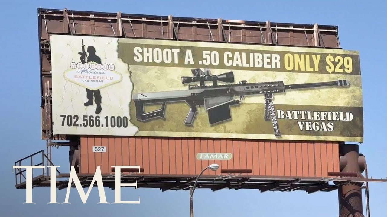 Las Vegas Gun Billboard Vandalized To Say 'Shoot A School Kid Only $29' For Tourists | TIME