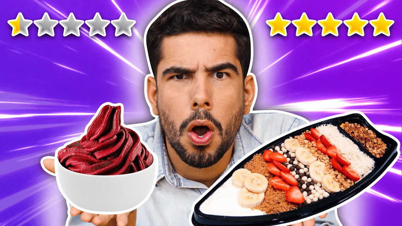 Pior Avaliado vs. Melhor Avaliado (Açaí)
