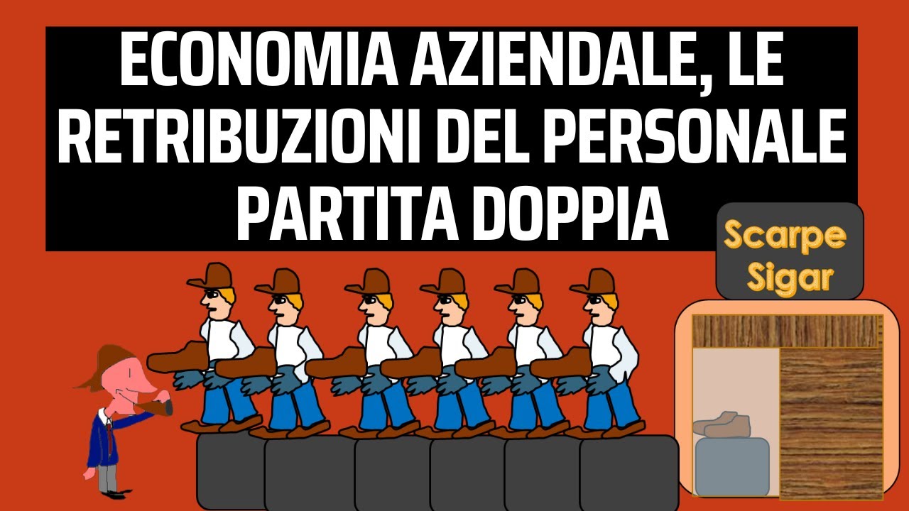Partita Doppia Retribuzioni del personale due esempi ECONOMONIA AZIENDALE flipped classroom