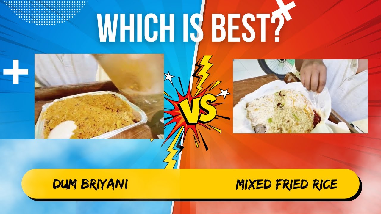 Kabris Kingdom Dum Briyani and Mixed Fried rice review.