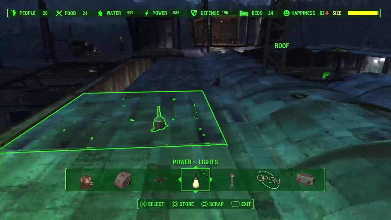 Fallout 4 shooting Looting and building