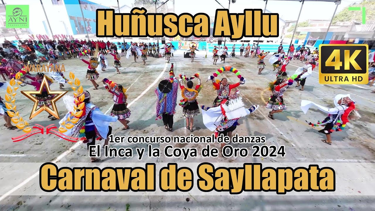 Carnaval de Sayllapata - Cusco - Huñusca Ayllu / El Inca y la Coya 2024 Warayana